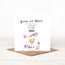 Load image into Gallery viewer, Gertie and Olivia Field Mice Card Blank