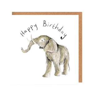 Elephant Birthday Card -  Valerie