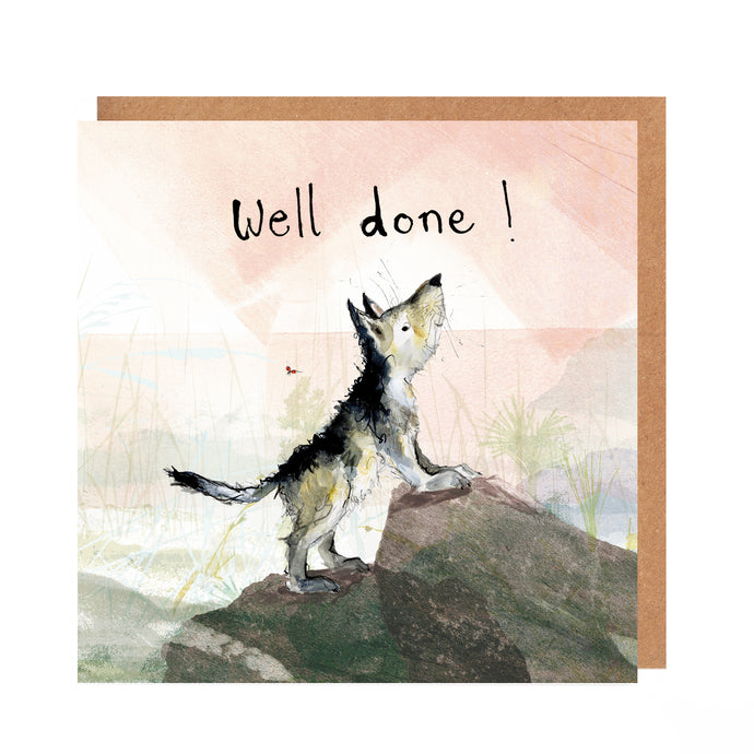 Victor Wolf Well Done Card