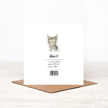 Load image into Gallery viewer, Annie Kitten Cat Card Blank