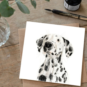 Bethany Dalmatian Dog Card Blank