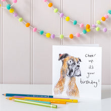 Load image into Gallery viewer, Cooper Boxer Birthday Card
