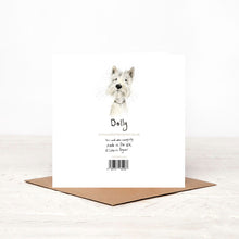 Load image into Gallery viewer, Dolly West Highland White Terrier Dog Card Blank