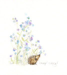 ‘Cheryl’ and the forget-me-nots…