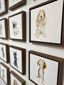 'Morag' (Scottie dog original painting - framed)