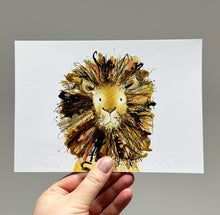 Load image into Gallery viewer, Gerry the Lion A5 Print