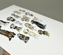 Load image into Gallery viewer, &#39;I Love Dogs&#39; A5 dog print