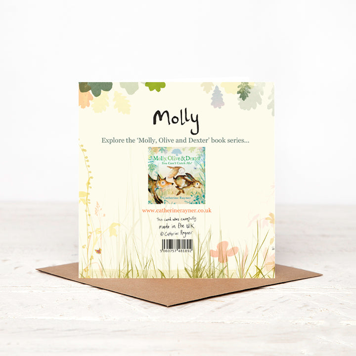 Molly Hare Lovely Friend Card – Catherine Rayner