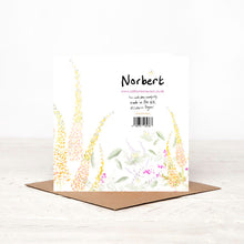 Load image into Gallery viewer, Norbert Hedgehog Thank You Card