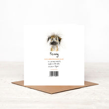 Load image into Gallery viewer, Penny Border Terrier Dog Card Blank