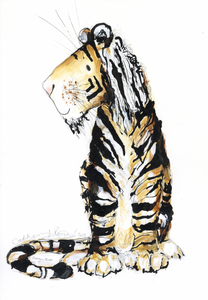 Augustus the Tiger  -Original Painting