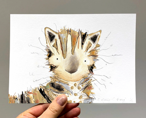 Posy Kitten A5 Print