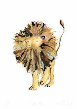 Load image into Gallery viewer, Day 8 &#39;Happy Arlo! lion A5 Print