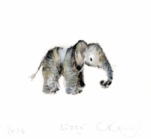 Load image into Gallery viewer, Lizzy the little elephant