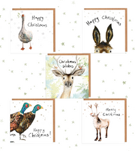 Load image into Gallery viewer, Festive Friends - Charity Christmas Card Bundle of 5