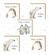 Load image into Gallery viewer, Polar Friends - Charity Christmas Card Bundle of 5
