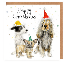 Load image into Gallery viewer, Festive Dogs - Charity Christmas Card Bundle of 5