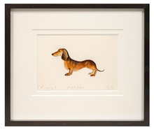 Load image into Gallery viewer, &#39;Matilda&#39; (Dachshund original painting - framed)