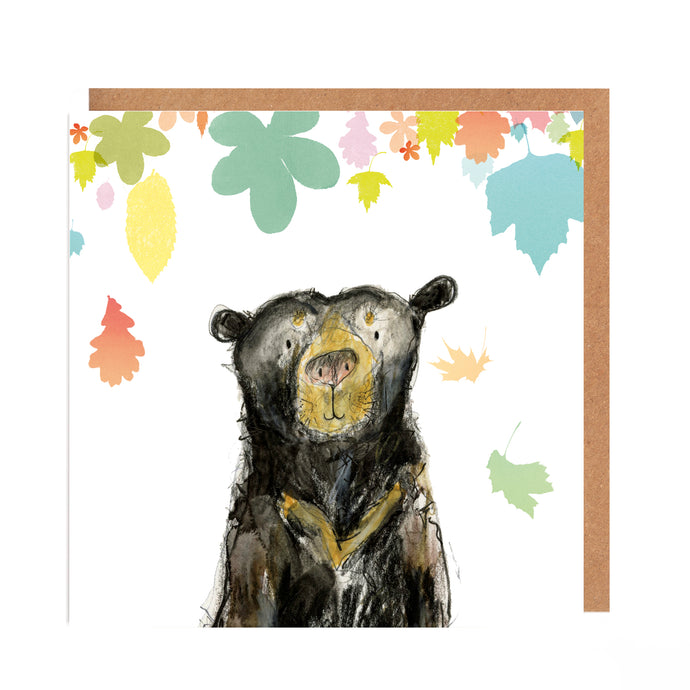 Sun Bear Five Bears Card - 'Bear'