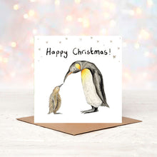 Load image into Gallery viewer, Charity Christmas Card - Dawn and Penelope Penguins