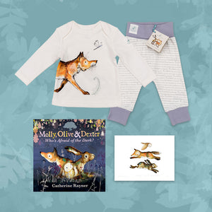 Limited Edition Snuggle Bundle - Book, Print and Matching PJ Baby Gift Set - Dexter Fox