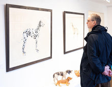 Load image into Gallery viewer, &#39;Floyd and Floris&#39; (Great Dane original painting - framed)