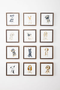 'Doodle' (Terrier original painting - framed)