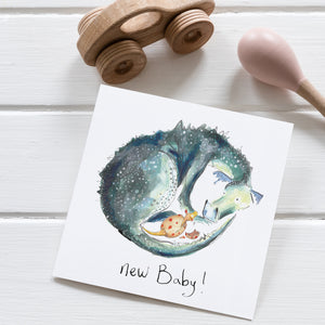 New Baby Card - Sylvia & Pearl
