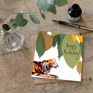 Augustus the Tiger Birthday Card