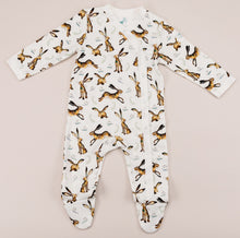 Load image into Gallery viewer, Molly the hare babygrow laid flat