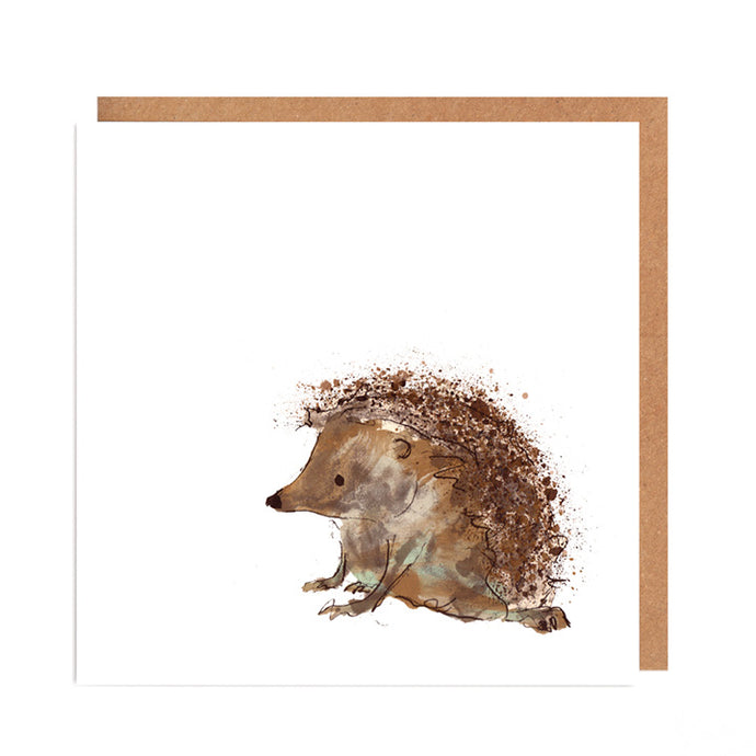 Evelyn Hedgehog Card Blank