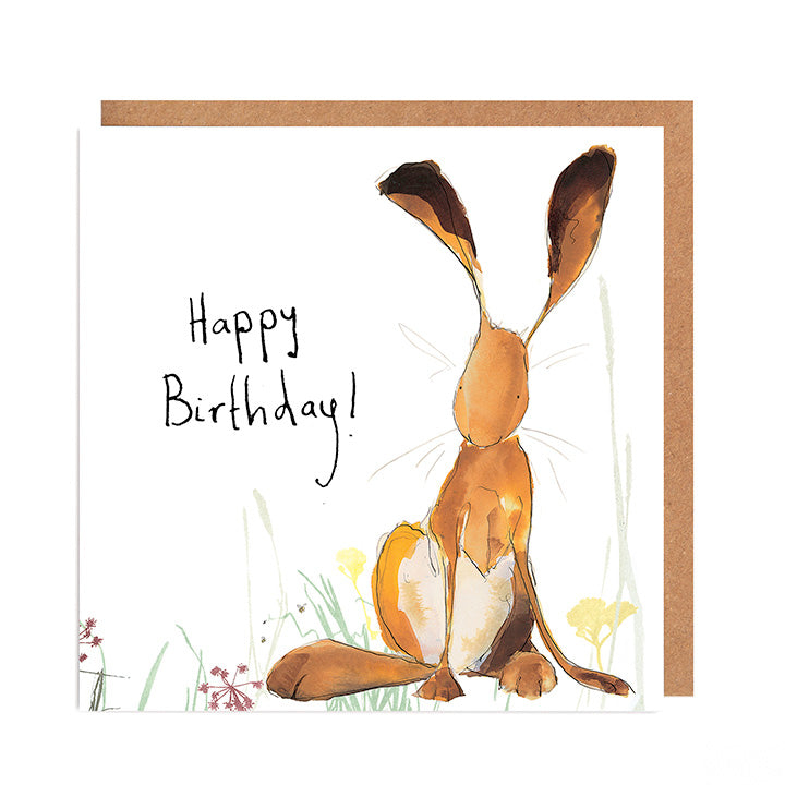 Harris Hare Birthday Card Blank