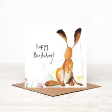 Load image into Gallery viewer, Harris Hare Birthday Card