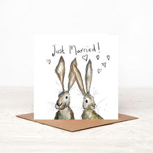 Load image into Gallery viewer, Heidi and Hilary Hares Just Married Card