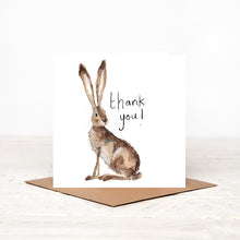 Load image into Gallery viewer, Hilary Hare Thank You Card