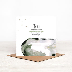 Iris Polar Bear Thinking of you Card