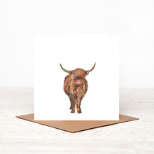 Load image into Gallery viewer, Highland Cow - Magnus - Card for all Occasions