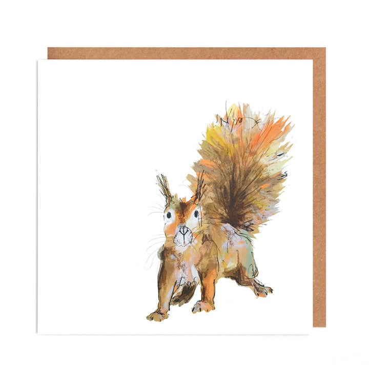 Red squirrel - 'Moses' - Card for all Occasions