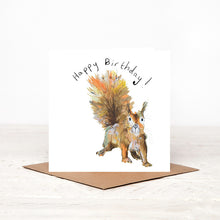 Load image into Gallery viewer, Moses the Red Squirrel Birthday Card