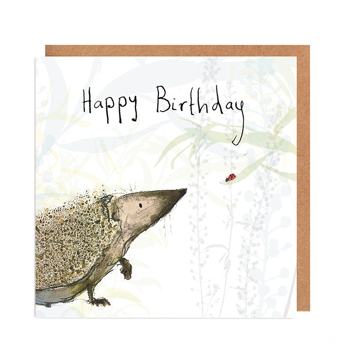 Russ Hedgehog Birthday Card