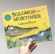 Load image into Gallery viewer, Two Cheeky Crocodiles print - &#39;Solomon and Mortimer&#39;