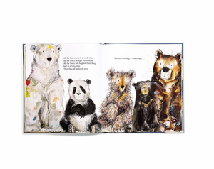 Five Bears Print - 'All the bears thought for a while...'