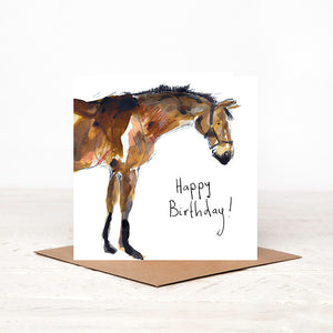 Shannon Horse Birthday Card