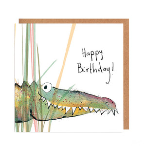 Solomon Crocodile Birthday Card