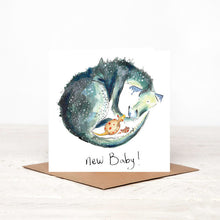 Load image into Gallery viewer, Sylvia &amp; Pearl Dragon New Baby Card