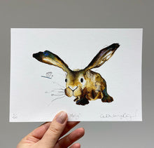 Load image into Gallery viewer, Molly the Hare A5 Print