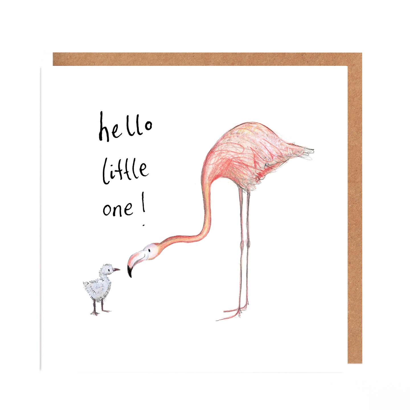 Abbot and Morgan Hello Little One Card