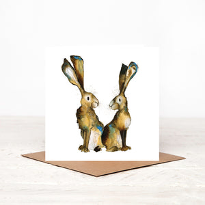 Albus and Alba Hare Card for all Occasions