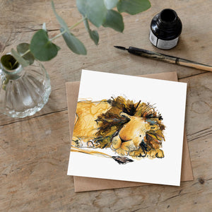 Arlo Lion Card Blank