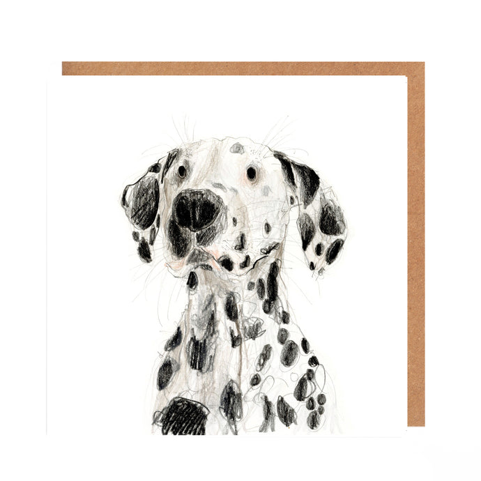 Bethany Dalmatian Dog Card Blank